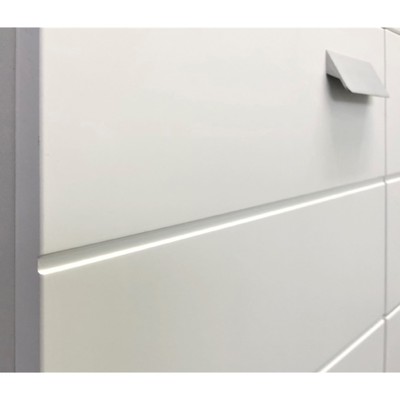 Тумба – умывальник Comforty «Модена М – 75», с раковиной Quadro 75, цвет белый матовый