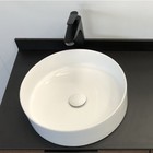 Тумба-умывальник COMFORTY «Порто-120-1» дуб тёмно-коричневый с черн. столешницей c рак. 9110   77298 - Фото 4