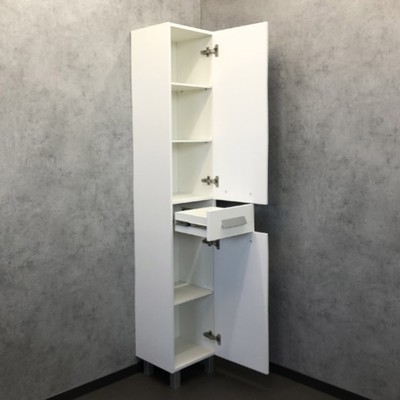 Шкаф - колонна COMFORTY «Модена М-35», 350×316×1902 мм, цвет белый матовый