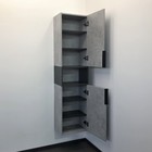 Шкаф-колонна COMFORTY «Франкфурт-40» цвет бетон светлый - Фото 5