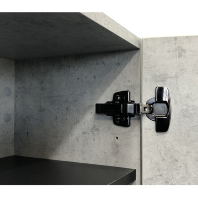 Шкаф – колонна COMFORTY «Франкфурт – 40», 400×320×1600 мм, цвет бетон светлый