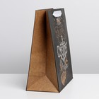 Пакет подарочный крафтовый вертикальный, упаковка, «Смелее ныряй», ML 23 х 27 х 11.5 см - фото 24616607