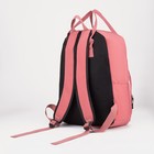 Рюкзак-сумка, отдел на молнии, наружный карман, цвет малиновый - фото 6544822