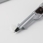 Ручка прикол шариковая черная паста пластик «23.02 100% мужику» - Фото 3