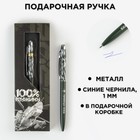 Подарочная ручка «100% мужик», матовая, металл - фото 6544930