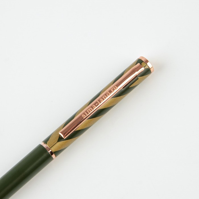 Подарочная ручка «Крутой мужик», металл, синяя паста, 1 мм - фото 1886773642