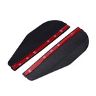 Козырек на зеркало заднего вида, универсальный, под карбон, набор 2 шт. - Фото 1