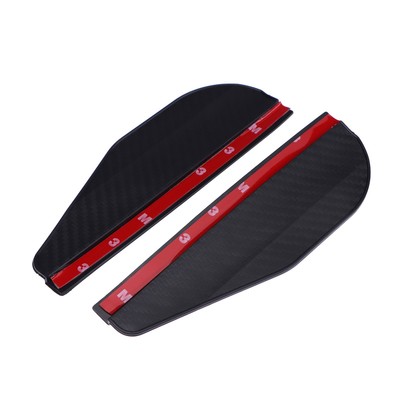 Козырек на зеркало заднего вида, универсальный, под карбон, набор 2 шт.