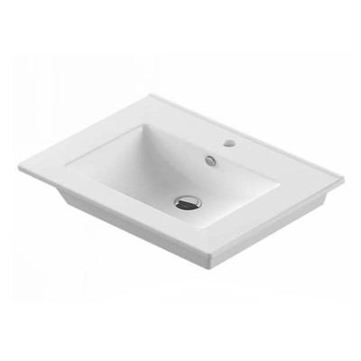 Тумба – умывальник Comforty «Марио – 75», с раковиной Quadro 75, цвет дуб тёмный