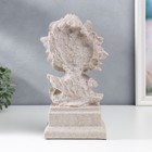 Сувенир полистоун бюст "Лев" белый 32х15х19 см - фото 25587252