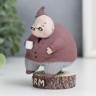 Сувенир полистоун пружинка "Дедуля в колпаке, с кружкой" 8,5х5,5х6 см - фото 14995886