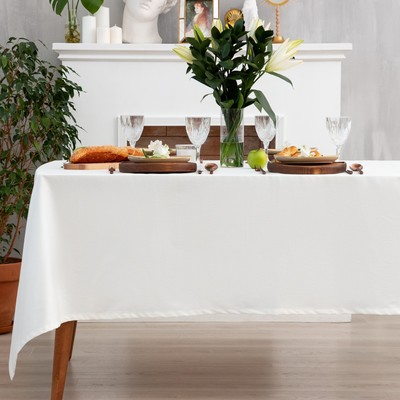 Скатерть «Этель» Classic, 147×250 см, 100% хлопок с ГМВО, саржа 190 г/м²