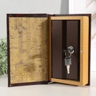 Шкатулка книга-сейф «Мой капитал», дерево, 21×13×5 см - Фото 2