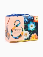 Подарочный набор «8 марта»: чай 50 г, печенье брауни 120 г, конфеты 110 г - Фото 15