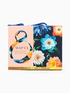 Подарочный набор «8 марта»: чай 50 г, печенье брауни 120 г, конфеты 110 г - Фото 16