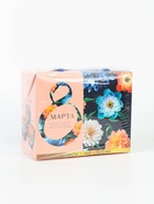 Подарочный набор «8 марта»: чай 50 г, печенье брауни 120 г, конфеты 110 г - Фото 16