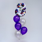 Букет из воздушных шаров «С ДР. 8 лет» латекс, фольга, набор 6 шт. - фото 9577773