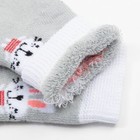Носки детские махровые, цвет светло-серый, размер 7-8 - Фото 3