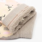 Носки детские махровые, цвет серо-бежевый, размер 18-20 - Фото 3
