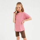 Шорты (велосипедки) детские MINAKU: Casual Collection KIDS цвет коричневый, рост 122 - фото 809633916