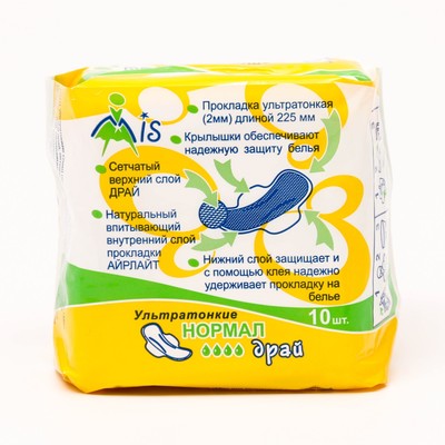 Прокладки «Mis» Ультратонкие, Normal Dry, 10 шт.