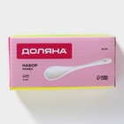 Набор ложек Доляна «Эстет», 6 предметов, 11×2.6×1 см, фарфор, белый - Фото 7
