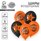 Воздушные шары латексные 12" «С Днём Победы», 5 шт. - Фото 1
