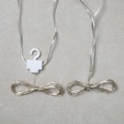 УЦЕНКА Гирлянда «Занавес», 2.8×3 м, на крючках, с пультом, IP20, 300 LED, USB, 8 режимов, серебристая нить, свечение аквамарин - Фото 10