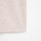 Футболка женская MINAKU OVERSIZE FIT: цвет бежевый меланж, р-р 46 7444461 - фото 701540