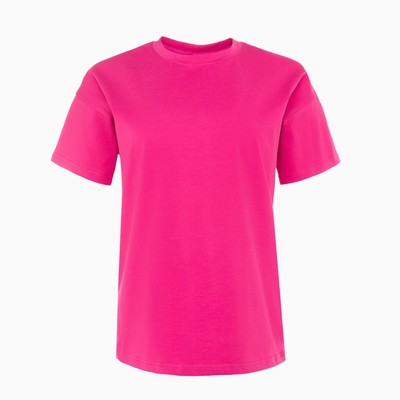 Футболка женская MINAKU OVERSIZE FIT, фуксия, размер 46