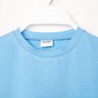 Футболка детская Basic line цвет голубой, рост 134 - фото 809298661