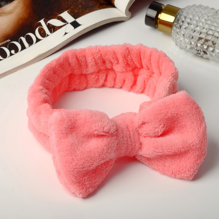 Повязка для волос "Классика" 18х5,5 см, розовый - Фото 1