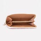 Кошелёк женский на молнии, цвет розовый - фото 21493412