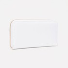 Кошелёк женский на молнии, цвет белый - фото 42869245