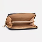 Кошелёк женский на молнии, цвет чёрный - фото 33771490