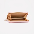 Кошелёк женский на молнии, цвет розовый - фото 47627912