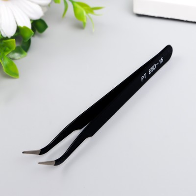 Пинцет для творчества «Чёрный» 12×1 см