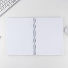 Тетрадь в клетку А4, 120 л., на спирали, блок №1 «Котики» 7531784