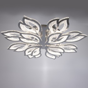 

Люстра с ПДУ 1830/12SL LED 312Вт 3000-6000К диммер серебро 80х80х12 см