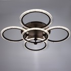 Люстра с ПДУ 1833/5CF LED 160 Вт 3000-6000К диммер кофе 65×65×11.5 см BayerLux - фото 4367520