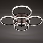 Люстра с ПДУ 1833/5CF LED 160 Вт 3000-6000К диммер кофе 65×65×11.5 см BayerLux - фото 4367521