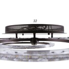 Люстра с ПДУ 1833/5CF LED 160 Вт 3000-6000К диммер кофе 65×65×11.5 см BayerLux - фото 4367525