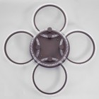 Люстра с ПДУ 1833/5CF LED 160 Вт 3000-6000К диммер кофе 65×65×11.5 см BayerLux - фото 4367526