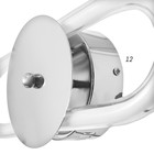 Бра 1793/1 LED 24Вт 4000К хром 38х8х10 см 6850873 - фото 14017756