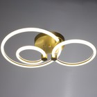 Люстра 1811/3 LED 110Вт шампанское золото 60х60х10 см BayerLux 6850897