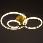 Люстра 1811/3 LED 110Вт шампанское золото 60х60х10 см BayerLux 6850897