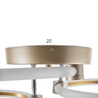 Люстра 1811/3 LED 110Вт шампанское золото 60х60х10 см BayerLux 6850897