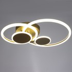 Люстра 1810/4 LED 105 Вт шампанское золото 60×10×10 см BayerLux - фото 49416347