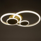 Люстра 1810/4 LED 105 Вт шампанское золото 60×10×10 см BayerLux - фото 49416348