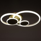 Люстра 1810/4 LED 105 Вт шампанское золото 60×10×10 см BayerLux - фото 49416349